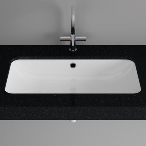 Раковина из нержавеющей стали Bette One A136-000 60 см встраиваемая цвет белый без отверстий под смеситель