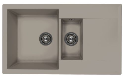 Кухонная мойка Florentina Тоскана 860 К 17.055.D0860.307 85х50 цвет серый поверхность матовая
