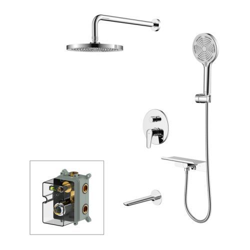 Душевая система Milardo Dale DALSB03M68 встраиваемая в стену цвет хром