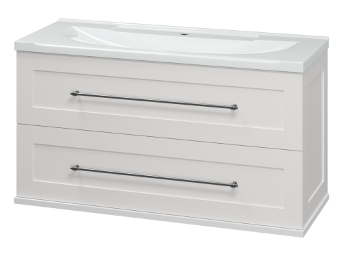 Тумба под раковину Misty Марта П-Мрт09100-011Пр 100х40 подвесная цвет белый