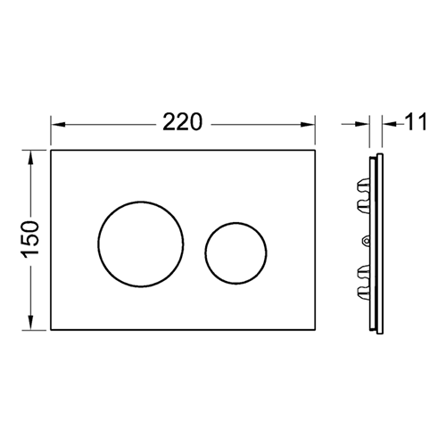 Лицевая панель Tece TECEloop 9240675 - фото 2