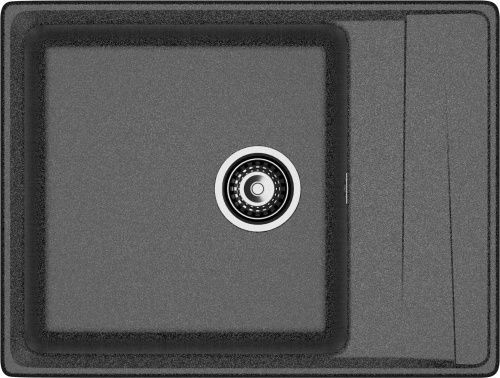 Кухонная мойка Granfest Level LV-660L графит 65х50 цвет серый поверхность матовая