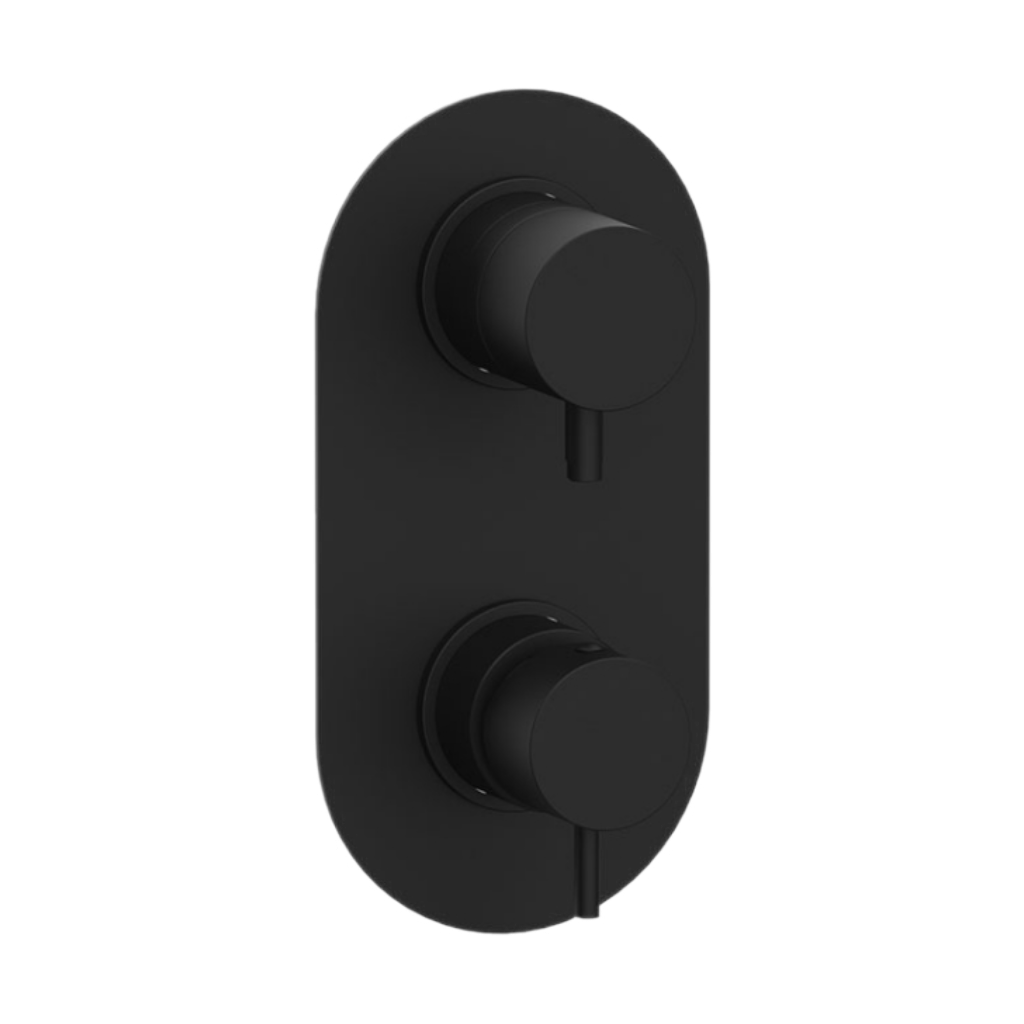 Смеситель для душа Daniel Tokyo TK612D2KB15 встраиваемый в стену черный