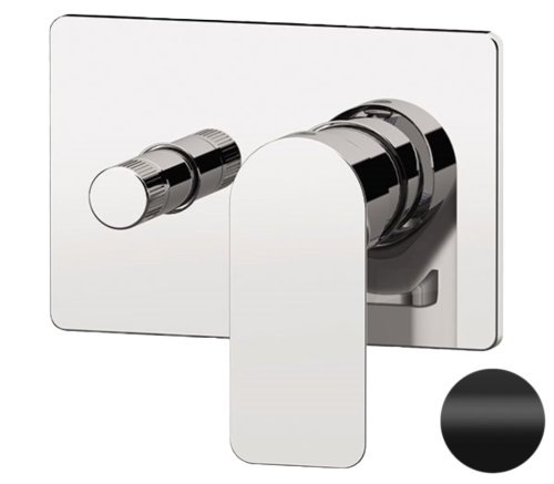 Смеситель для душа Remer Infinity I09HRGNO встраиваемый в стену черный