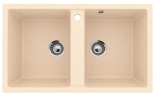 Кухонная мойка Ulgran Classic U-708-328 85х50 цвет бежевый