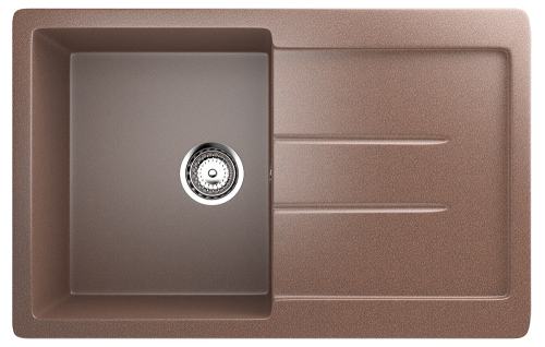 Кухонная мойка Ulgran Classic U-507-307 75х50 цвет коричневый