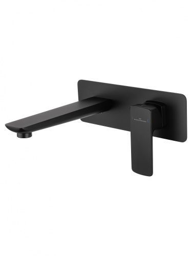 Смеситель для раковины Wonzon & Woghand Edge WW-88869003-MB встраиваемый в стену черный
