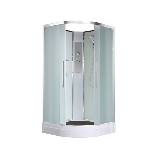 Душевая кабина AvaCan EM EM2080N 80х80 четверть круга без крыши ориентация универсальная