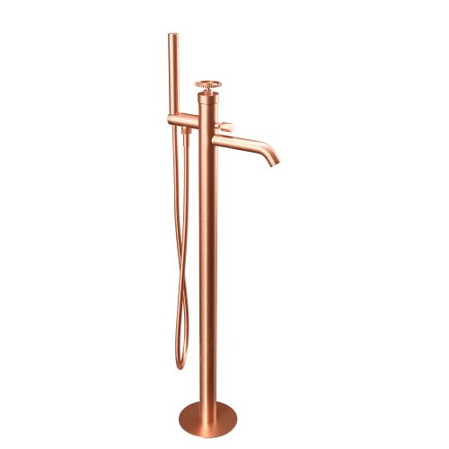 Смеситель для ванны Remer Chrono CH08RP напольный медь