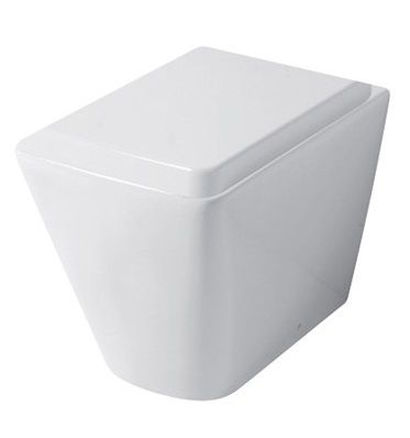 Чаша унитаза приставная Disegno Ceramica Touch3 T3002SET01 цвет белый без сиденья безободковая