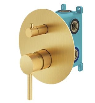 Смеситель для душа Plumberia Selection Ixo KIT1901OB встраиваемый в стену золото