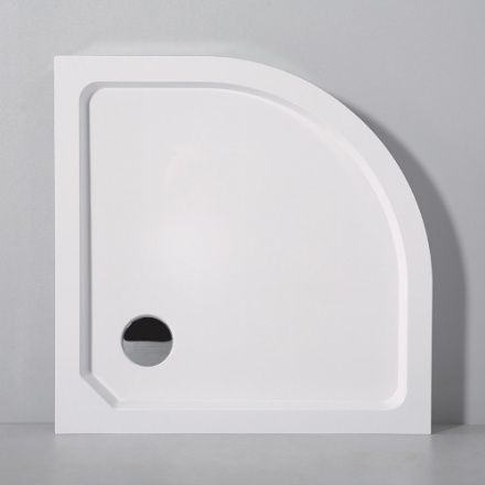 Душевой поддон из стеклопластика Cezares TRAY-SMC-R-90-550-150-W 90х90 белый без ножек