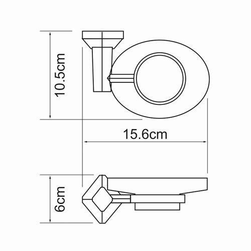 Мыльница WasserKRAFT 1129 - фото 4