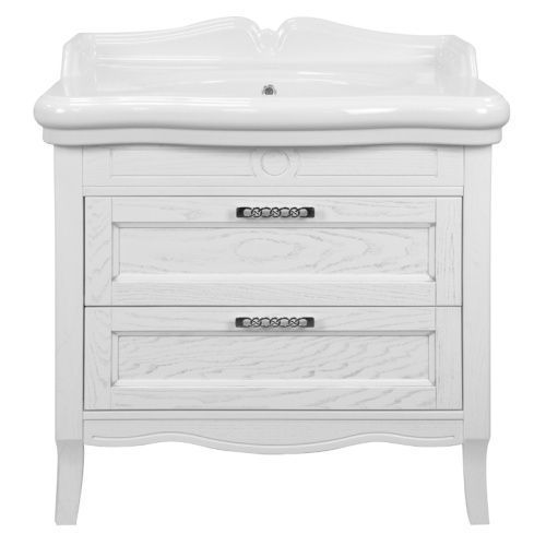 Тумба с раковиной Azario CAROLINA CS00068638 90х50 напольная цвет белый