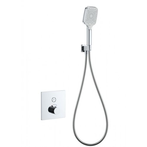 Смеситель для душа Wonzon & Woghand WW-D1017-B-CR встраиваемый в стену хром с термостатом