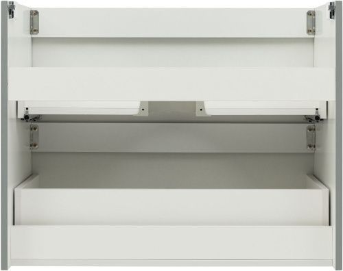 Тумба под раковину Aquanet Джейн (Flat) 00335434 80х50 подвесная цвет серый