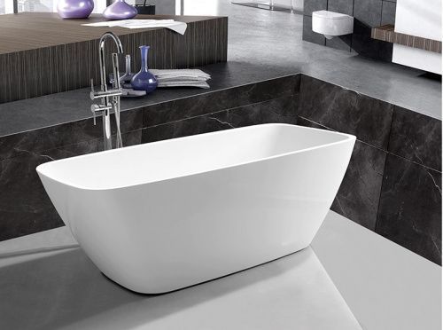 Ванна акриловая Esbano Oslo ESVAOSLO 170х80 отдельностоящая прямоугольная с каркасом