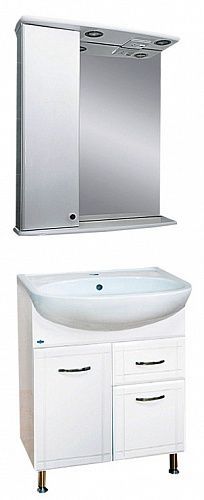 Тумба под раковину Misty Уют Э-Уют01060-011Я 60х30 напольная цвет белый - фото 2