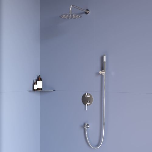 Душевая система RGW Shower Panels 21140852-01 встраиваемая в стену цвет хром