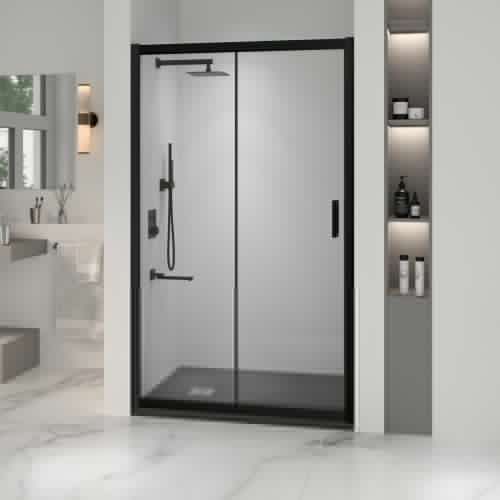 Душевая дверь RGW Passage 350801615-14 150х195 стекло прозрачное профиль черный