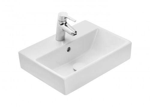 Раковина из сантехнического фарфора Roca Oleta 73274C300Y 50х40 накладная цвет белый