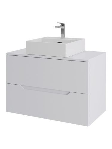 Тумба с раковиной Orange Line Li-80TuwMDF+B04-405W 80х50