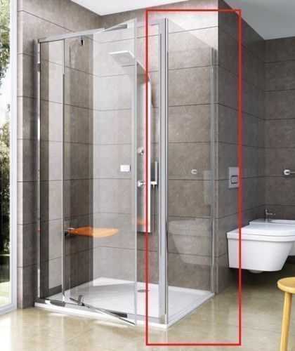 Душевая перегородка Ravak Pivot 90G70100Z1 90х190 стекло прозрачное профиль белый