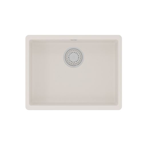 Кухонная мойка LeMark Sinara 540-u 9910076 55х40 цвет белый поверхность матовая