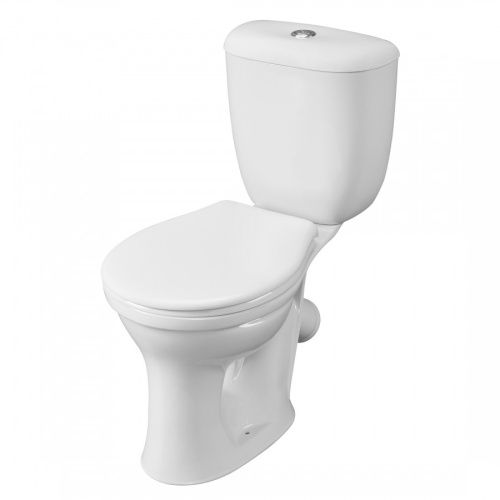 Унитаз-компакт напольный с бачком Santeri Виктория 1P3016S0000BF белый с сиденьем каскадный смыв