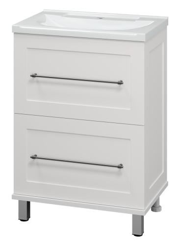 Тумба под раковину Misty Марта П-Мрт07060-011Пр 60х40 напольная цвет белый