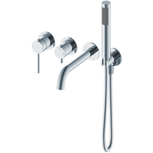 Смеситель для ванны Wonzon & Woghand Stick WW-889017-CR встраиваемый в стену хром