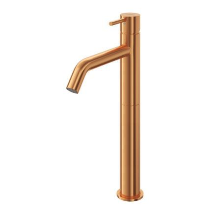 Смеситель для раковины Cezares LEAF LEAF-LC2-L-SS на столешницу бронза