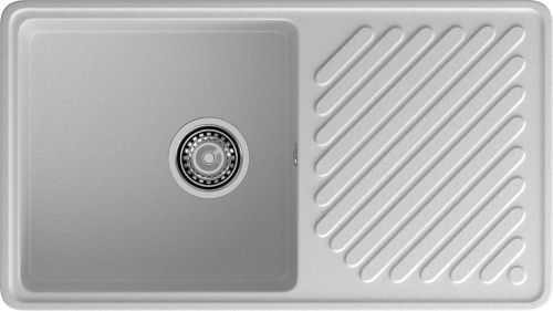 Кухонная мойка Granfest Quarz 53 серый 85х50 цвет серый поверхность матовая