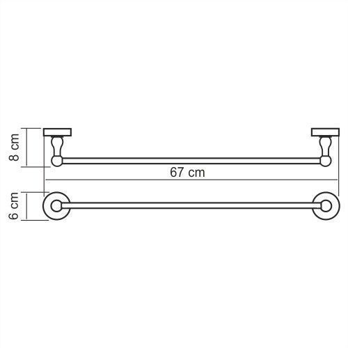 Полотенцедержатель WasserKRAFT 8530 - фото 4