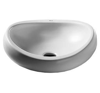 Раковина керамическая Roca Urbi 7.3272.2.500.0 50х40 накладная цвет белый без отверстий под смеситель