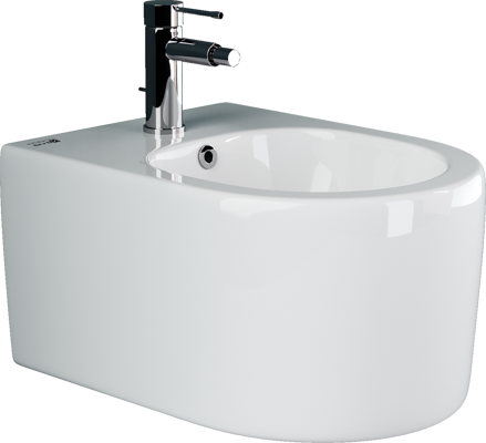 Биде подвесное Ceramica Nova MOMENTS CN3004 цвет белый - фото 2