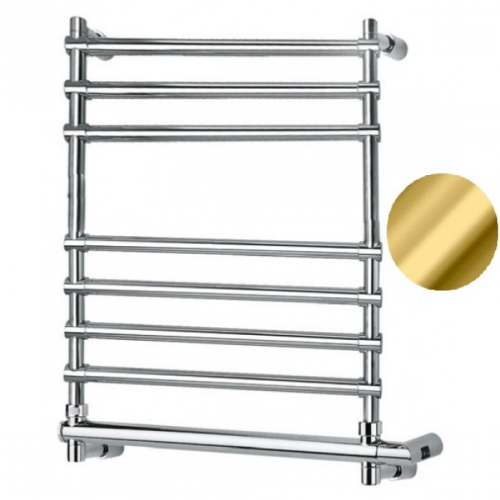 Полотенцесушитель электрический Margaroli Sole 564TS368GONB 55х70 золото