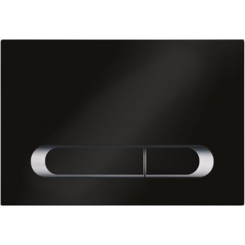 Клавиша смыва механическая KK POL M09 V1 350/PPC/063-00-03 цвет черный/хром