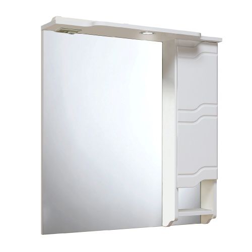 Зеркало-шкаф Runo Стиль 00000001128 80х80 подвесной цвет белый