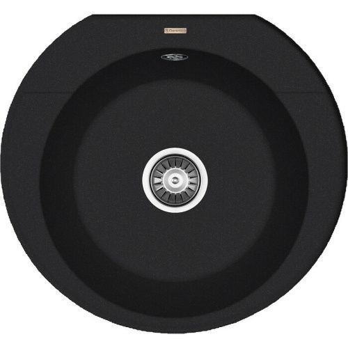 Кухонная мойка Florentina Эльба 20.145.C0555.302 50х55 цвет черный поверхность матовая