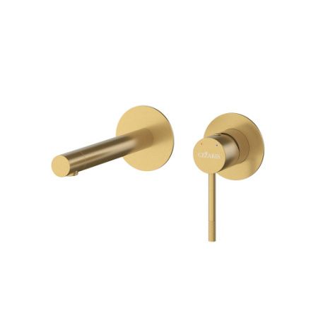 Смеситель для раковины Cezares RELAX RELAX-BLI2-2-BORO-W0 встраиваемый в стену золото
