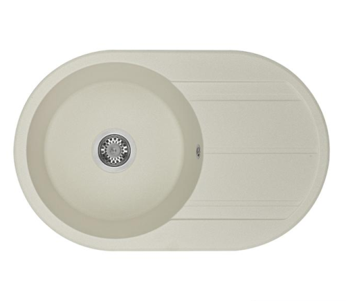 Кухонная мойка Aquaton Амира 1A712932AI240 80х50 цвет бежевый