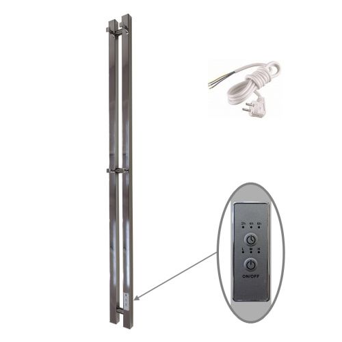 Полотенцесушитель электрический Маргроид Inaro профильный Inaro-1206-057R 10х120 хром