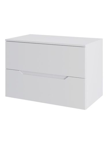 Тумба под раковину Orange Line Li-70TuwMDF 70х50 подвесная цвет белый