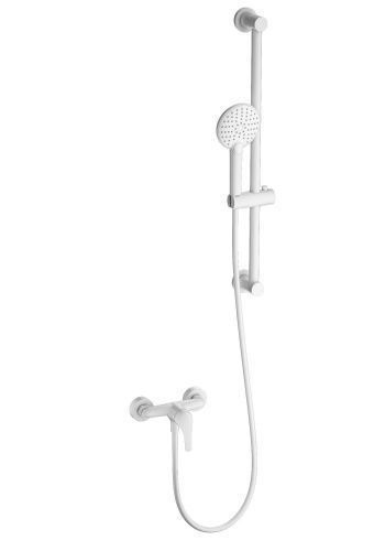 Душевой гарнитур Wonzon & Woghand  WW-4570-MW настенный белый