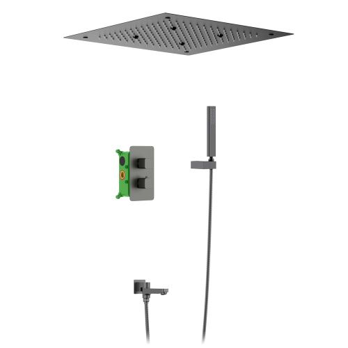 Душевая стойка Timo Petruma SX-5019/18SM настенная цвет серый