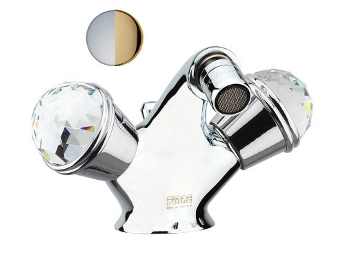 Смеситель Fiore 17CO0632 на биде хром/золото