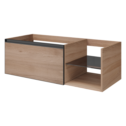 Тумба под раковину Armadi Art Quatro 790-M6-120-W-A 120х50 подвесная цвет коричневый