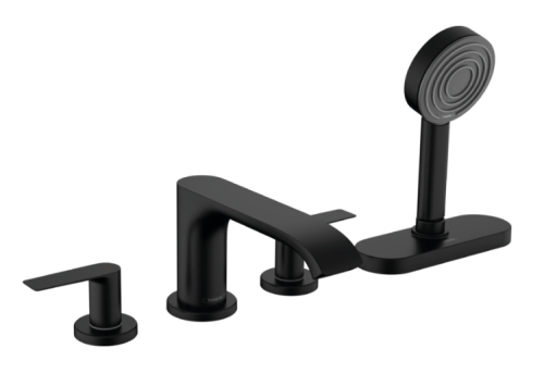 Смеситель Hansgrohe Vivenis 75444670 на борт ванны черный