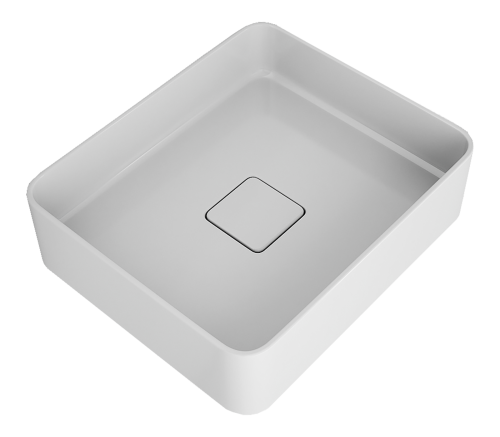 Раковина мебельная керамическая Dreja Joy 46 641945 50х40 накладная цвет белый